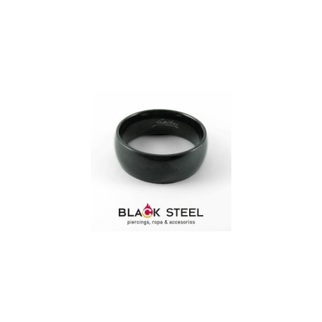 Anillo anodizado negro