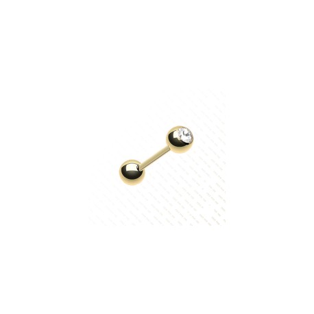 Lengua oro pvd 18k incrustacion