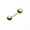 Lengua oro pvd 18k incrustacion