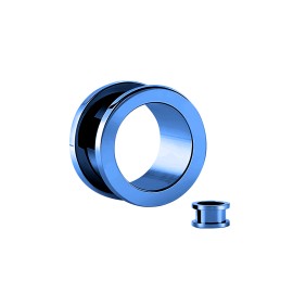 Tunel anodizado azul 2g-00g