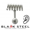 Helix/Tragus Resorte Acero